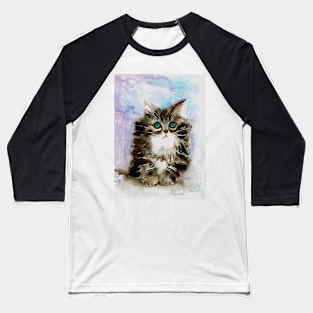 Cuddly kitten Baseball T-Shirt